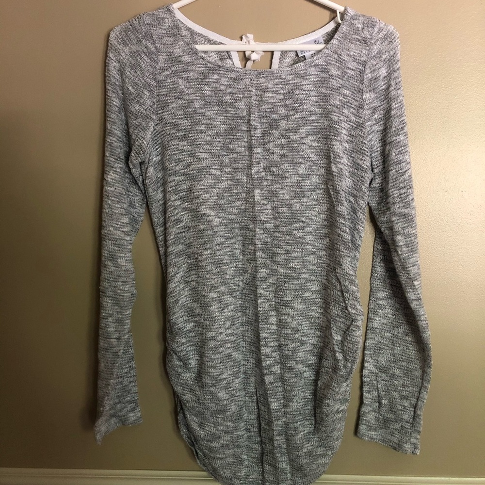 Sparkly maternity sweater